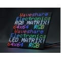 RGB Full-Color LED Matrix Panel, 3mm Pitch, 64×64 Pixels, Adjustable Brightness