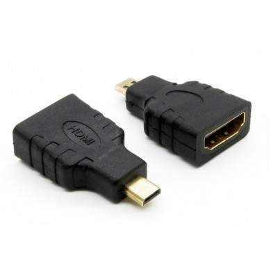Micro HDMI (NOT Micro USB) Male to Full HDMI A Female Adapter - suitable for Raspberry Pi 4 