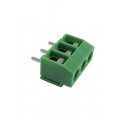 PCB Screw Terminal Block - 3 Pin Wire to Board Connector - 5mm Pitch - 126-3