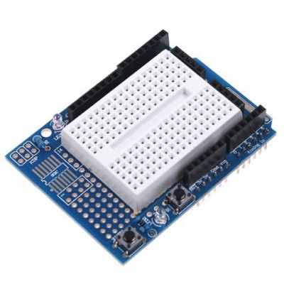 Arduino UNO Proto Shield with SYB170 Breadboard 