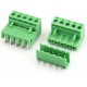 5Pin Pluggable Screw Terminal Block Connector - Right Angle - 5.08mm Pitch - 2EDG5.08 - Set of M+F