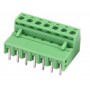 7Pin Pluggable Screw Terminal Block Connector - Right Angle - 5.08mm Pitch - 2EDG5.08 - Set of M+F