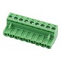 9 Pin Pluggable Screw Terminal Block Connector - Right Angle - 5.08mm Pitch - 2EDG5.08 - Set of M+F