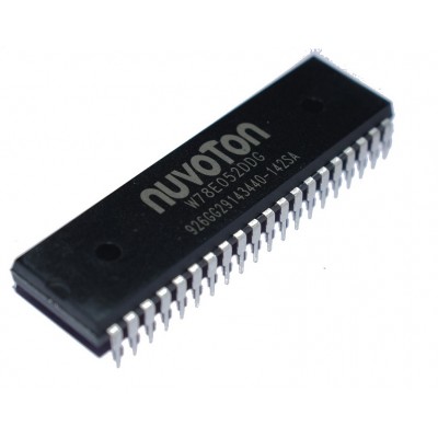 W78E052DDG - 8K Flash - 8052 Core Microcontroller - 40P DIP - Nuvoton 
