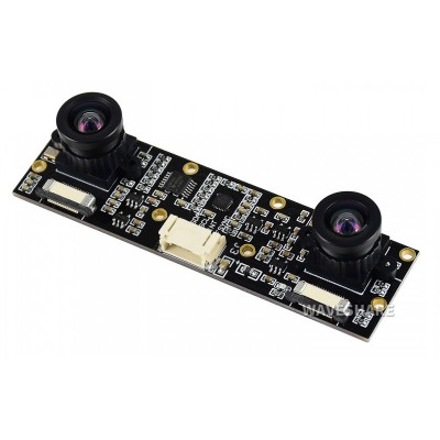 Stereo Camera for Depth Vision, Sony IMX219-83 8MP Binocular Camera Module, Inbuilt 9 axis IMU ICM20948