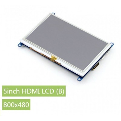 5inch HDMI LCD (B) - 800×480 - Resistive Touch