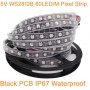 5 Meter Reel  - IP67 Waterproof- NeoPixel WS2812B Addressable LED Strip - 5V - 60 led/mtr - Black PCB