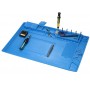 Silicone Mat for Electronics Repair Workbench, Antistatic, Heat resistant  500°C, Magnetic Holder  45cm x 30cm
