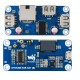 RTL8152B  Based Ethernet / USB HUB HAT (B) for Raspberry Pi Zero, 1x RJ45, 3x USB 2.0