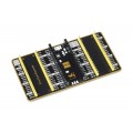 Dual GPIO Expander for Raspberry Pi Pico, Two Sets of Male Headers