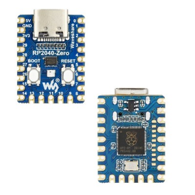 RP2040-Zero, a Stamp Size Pico-like MCU Board Based on Raspberry Pi MCU RP2040, USB C Connector, 2MB Flash
