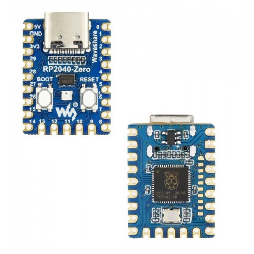 waveshare RP2040-One, 4MB Flash MCU Board, USB-A Plug, Pico-Like MCU Board  Based On Raspberry Pi RP2040, Dual-Core Arm Cortex M0+ Processor up to 133