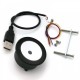 GM73 1D 2D QR Code Barcode Scanner Module, Small Round Shaped Easy Installation, USB + UART Interface