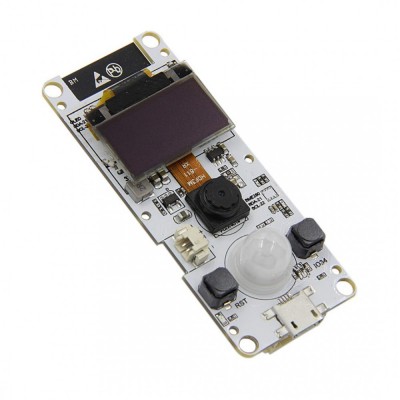 TTGO T-Camera ESP32 WROVER & PSRAM Camera Module ESP32-WROVER-B, OV2640 Camera Module with normal lens, 0.96 OLED , without MIC