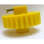 Plastic Spur Gear - Yellow - 6mm Circular Shaft - 25T