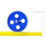 Plastic Spur/Pinion Gear - Blue - 6mm Circular Shaft - GB-3