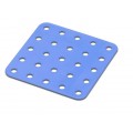 Flat - Square Metal Plate - 5 x 5 Holes
