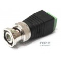 BNC Male Connector to 2 Pin Terminal Block Adapter 