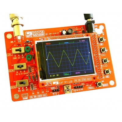 DSO138 - 200KHz - 1Msps - Oscilloscope Kit - 2.4" LCD Display