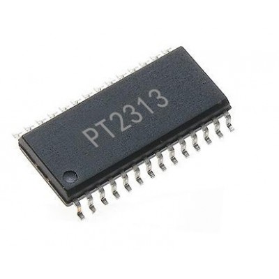 PT2313 - 4 Channel - Digitally Controlled Audio Processor IC - 28 Pin SOIC 