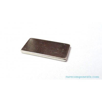 Neodymium Rectangular Magnet 20mm (L) x 10mm (W) x 1.5mm (T),  N35,