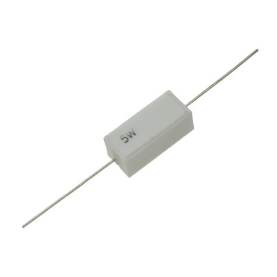 2.2 OHM, 5 Watt Cermet Wire Wound Resistor - 10% - Axial Lead 
