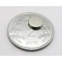 Neodymium Magnet 8mm (Dia)x1.5mm (Thick), N35, 0.6Kg Pull