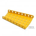 Flanged Sector Plate - Meccano #54 - Yellow  