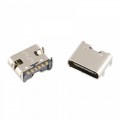 USB 3.1 Type-C 6Pin Female USB Connector SMD