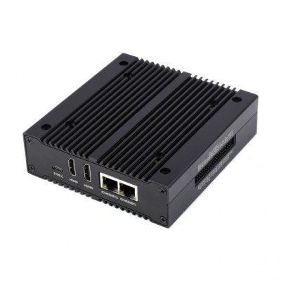 NAS Multi-functional Mini-Computer Designed for Raspberry Pi Compute Module 4 (NOT included), Network Storage, Dual Solid State Drive slots