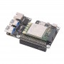 SIM7600G-H 4G PCIe to MiniPCIe / Gigabit Ethernet / USB 3.2 Gen1 HAT for Raspberry Pi 5, MiniPCIe interface, High-speed Networking